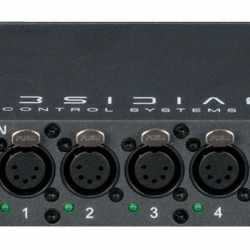 6 Port DMX/RDM opti splitter w/5-pin XLR