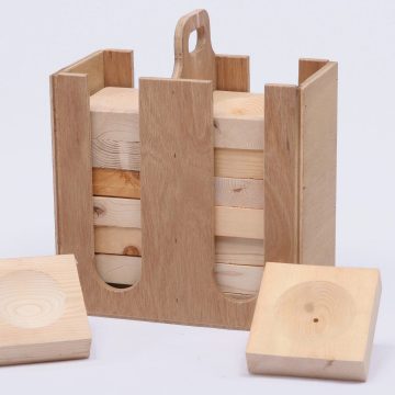 cup blocks (set of 12 w/holder)