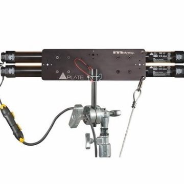 T12 double tube holder w/baby pin